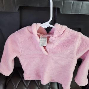 Infant girl fleece pullover